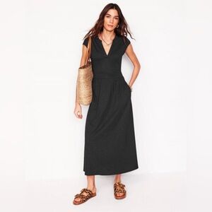 Boden Black Midi Dress